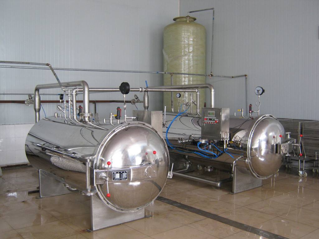 水浴式殺菌鍋廣泛適用于罐頭類食品、飲料、果醬、肉類等高溫殺菌